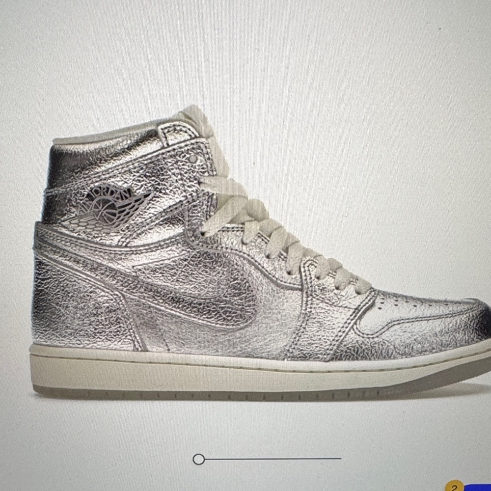 Nike 1 Retro High OG Women's Silver chrome High-Top Sneakers